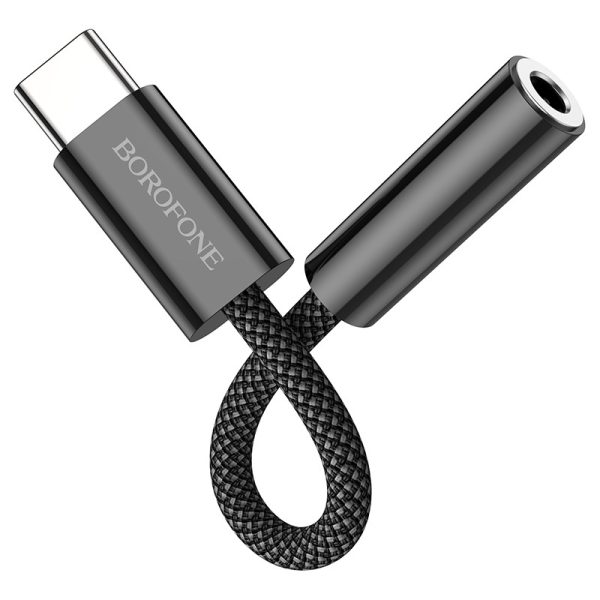 Audio adapteris Borofone BV15 Type-C to 3.5mm juodas - Image 2