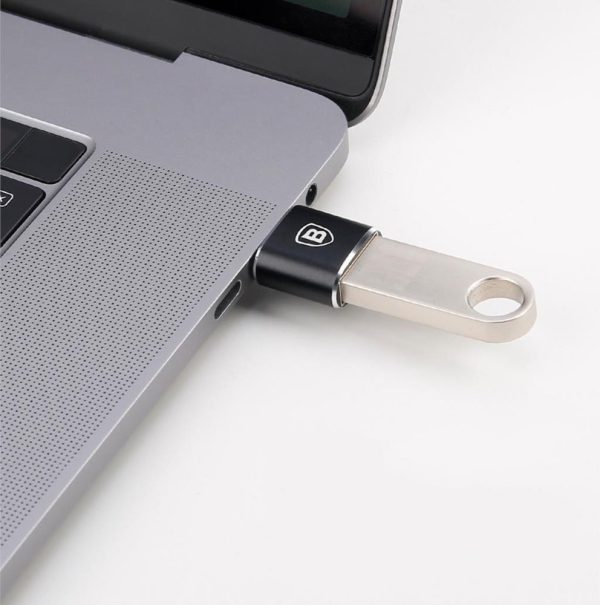 Adapteris Baseus USB-A to Type-C OTG juodas CATOTG-01 - Image 5