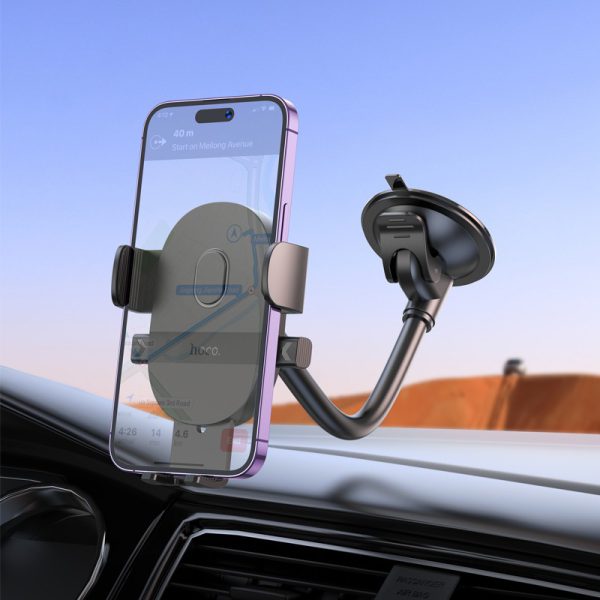 Automobilinis telefono laikiklis Hoco H20 juodas - Image 5