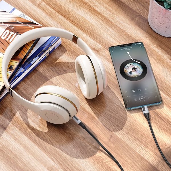 Audio kabelis Borofone BL19 USB-C to 3,5mm juodas - Image 5