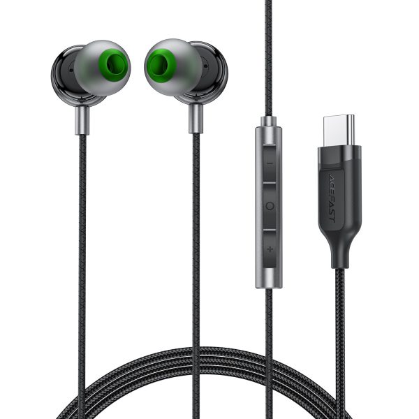 Ausinės Acefast L5 USB-C juodos - Image 2