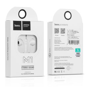 Ausinės Hoco M1 3,5mm baltos
