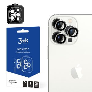 Apsauginis stikliukas kamerai 3mk Lens Pro Apple iPhone 15 Pro Max sidabrinis