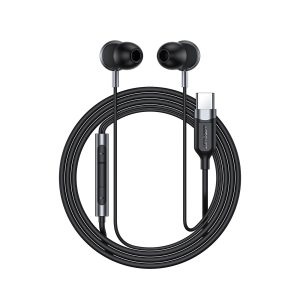 Ausinės Acefast L6 USB-C juodos