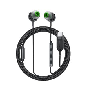 Ausinės Acefast L5 USB-C juodos