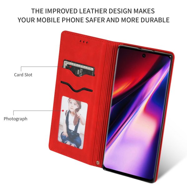 Dėklas Business Style Xiaomi Poco X6 Pro 5G raudonas - Image 5
