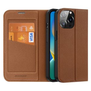 Dėklas Dux Ducis Skin X2 Samsung S916 S23 Plus 5G rudas